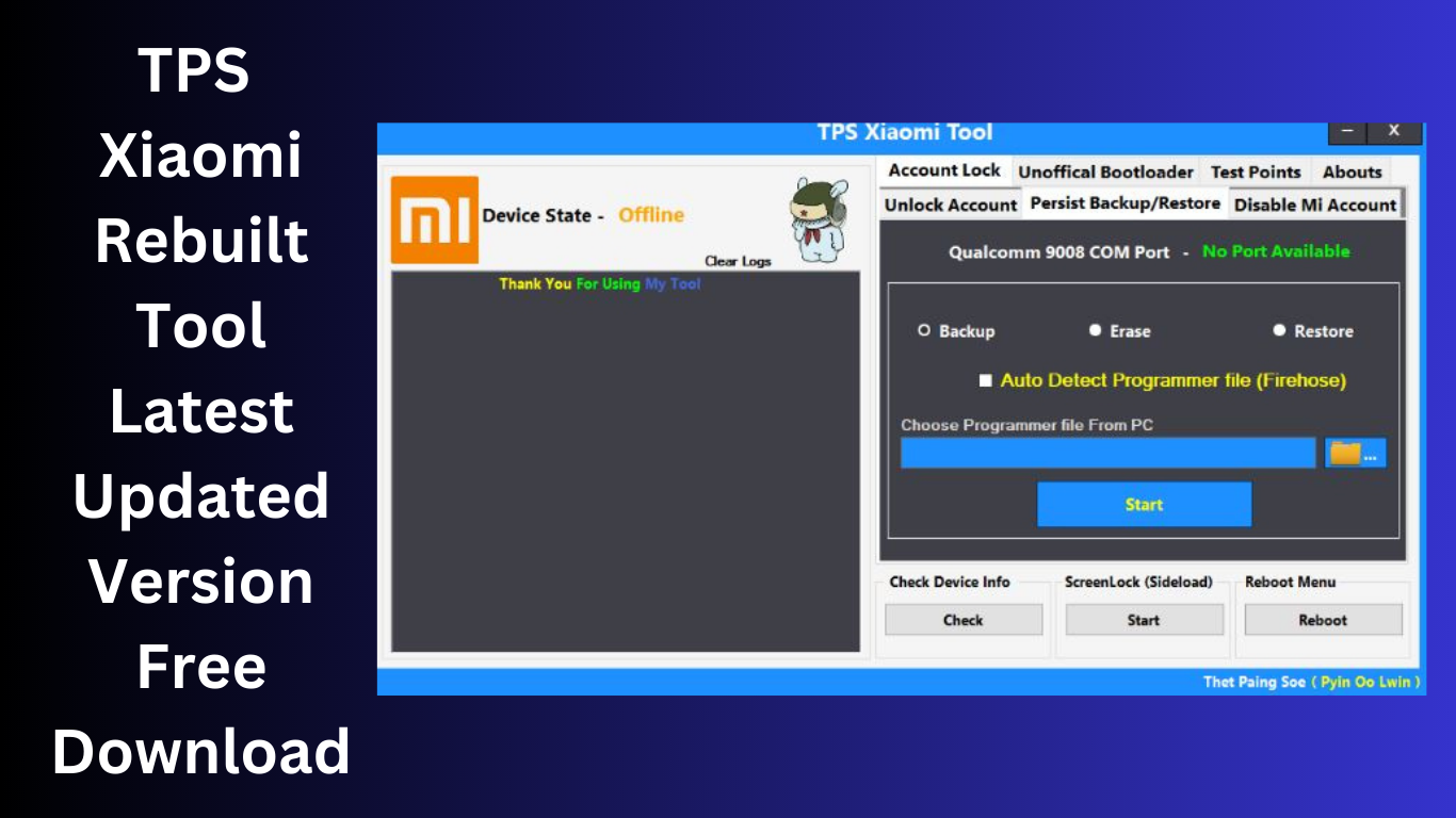 TPS Xiaomi Rebuilt Tool Latest Updated Version Free Download